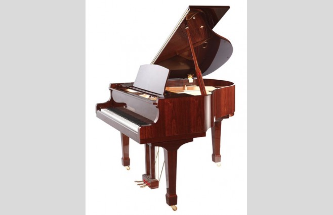 Steinhoven SG160 Polished Mahogany Baby Grand Piano All Inclusive Package - Image 1